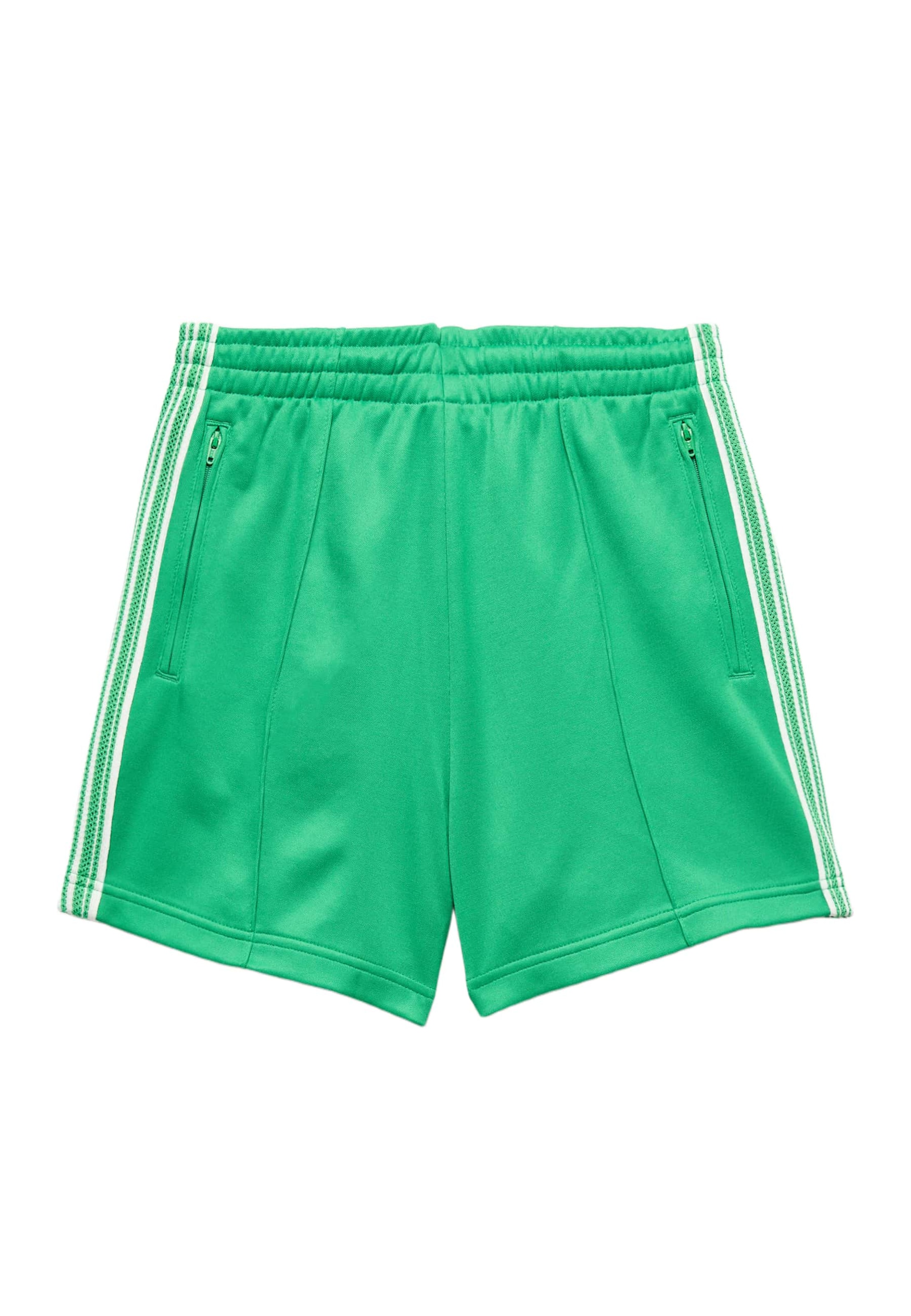 Marks & Spencer Trousers in 34 in Green / White, Item view
