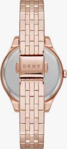 Montre à affichage analogique DKNY en or