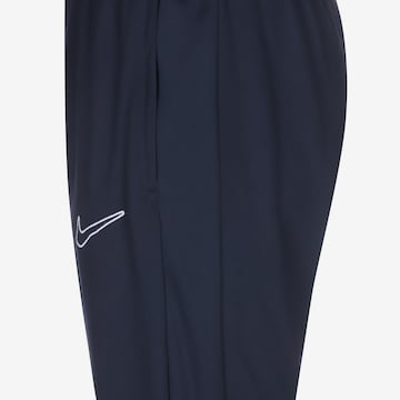 NIKE Regular Workout Pants 'Academy 23' in Blue