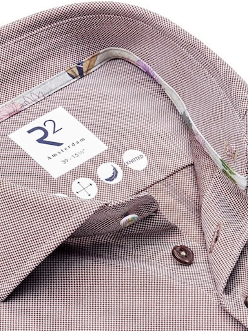 R2 Amsterdam Regular Fit Hemd in Rot