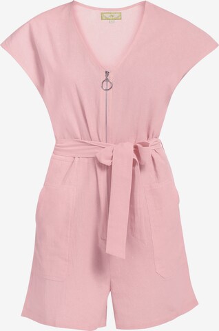 MYMO Jumpsuit in Roze: voorkant