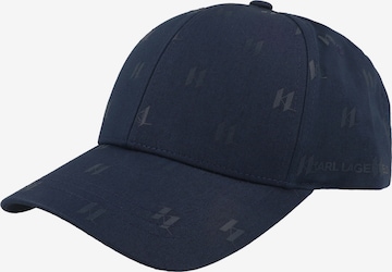 Karl Lagerfeld - Gorra en azul: frente