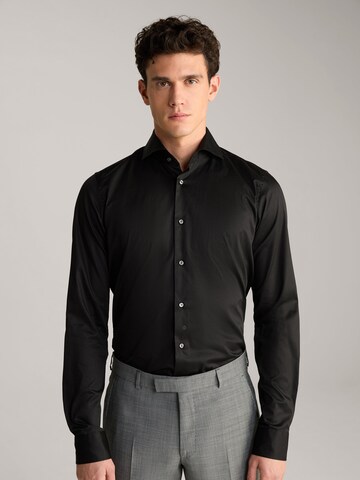 Coupe slim Chemise JOOP! en noir : devant