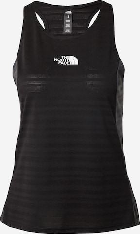 THE NORTH FACE Sportovní top – černá: přední strana