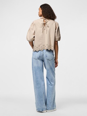 PIECES Blouse 'PCSalmina' in Beige