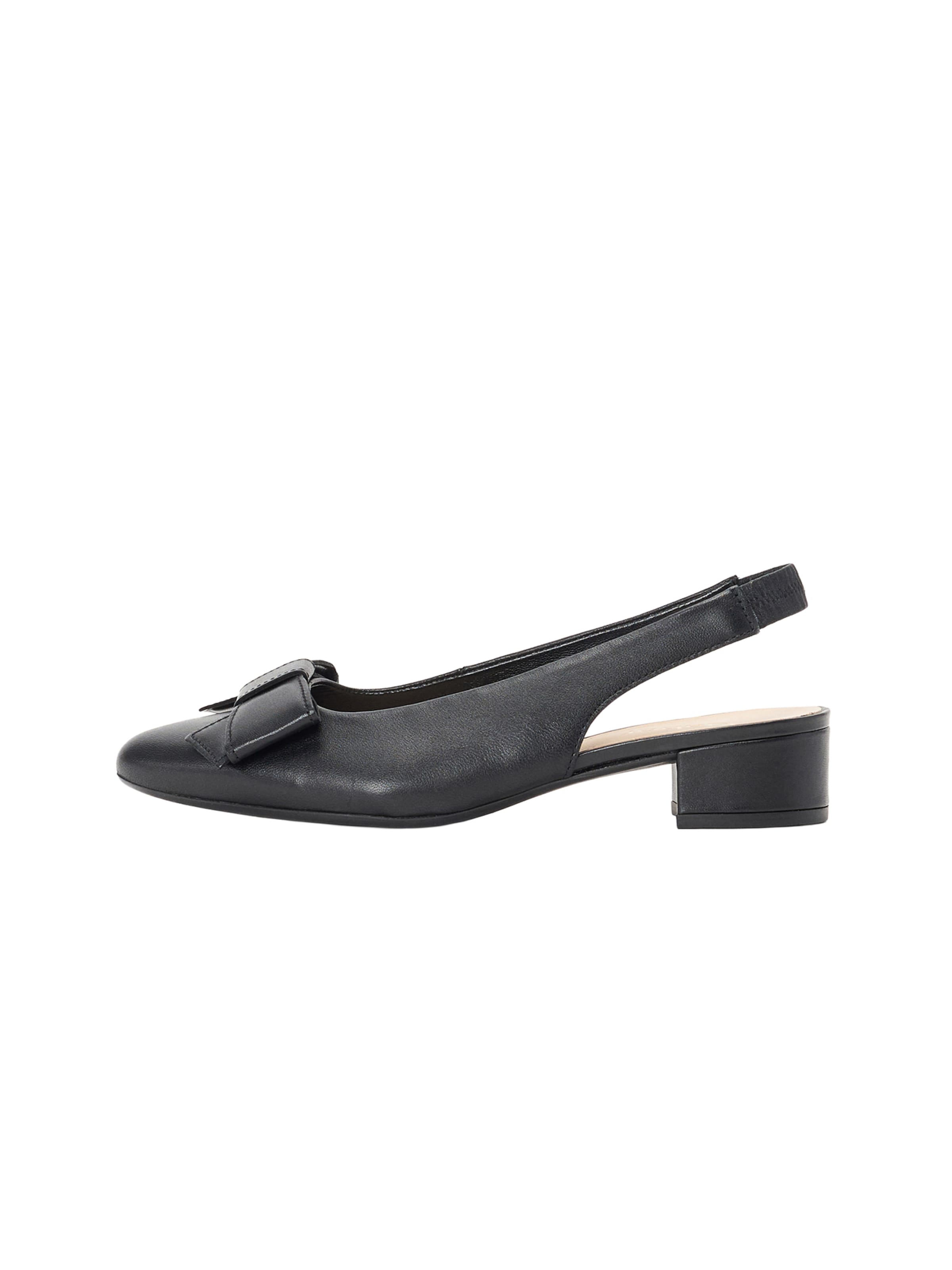 GABOR Γόβες slingback σε μαύρο: μπροστά