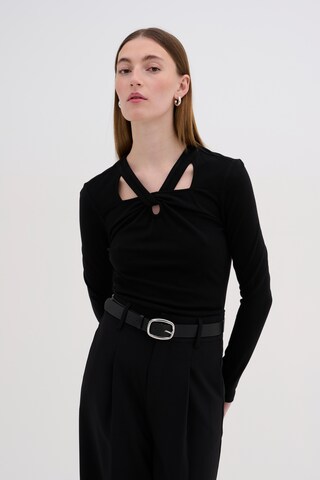 My Essential Wardrobe Bluse in Schwarz: predná strana