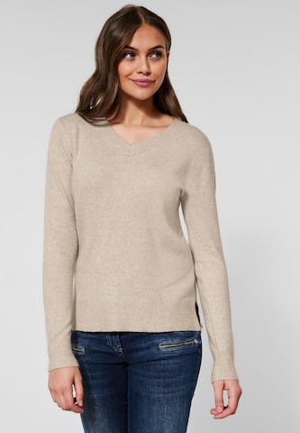 CECIL Sweater in Beige: front