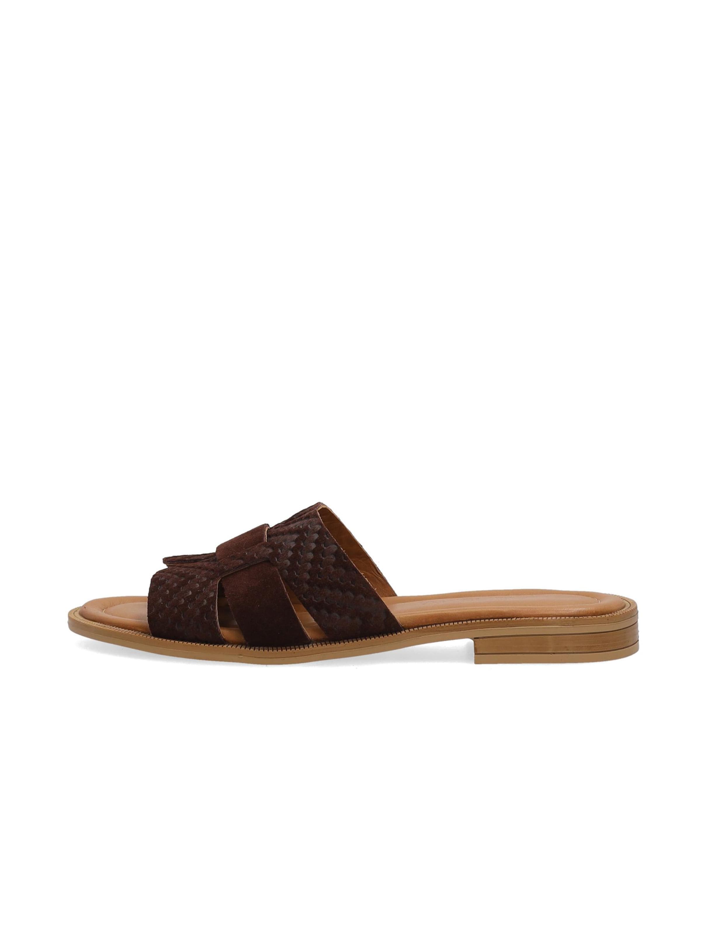 VENEZIA Mules in Brown: front