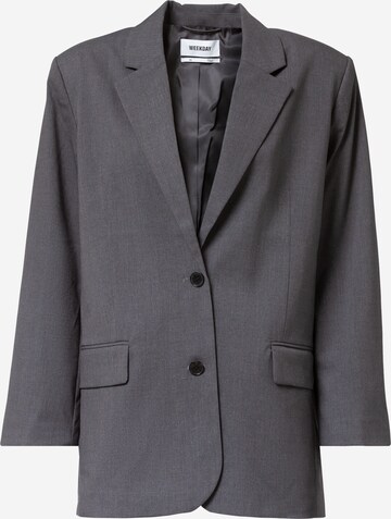 Blazer 'Erin' di WEEKDAY in grigio: frontale