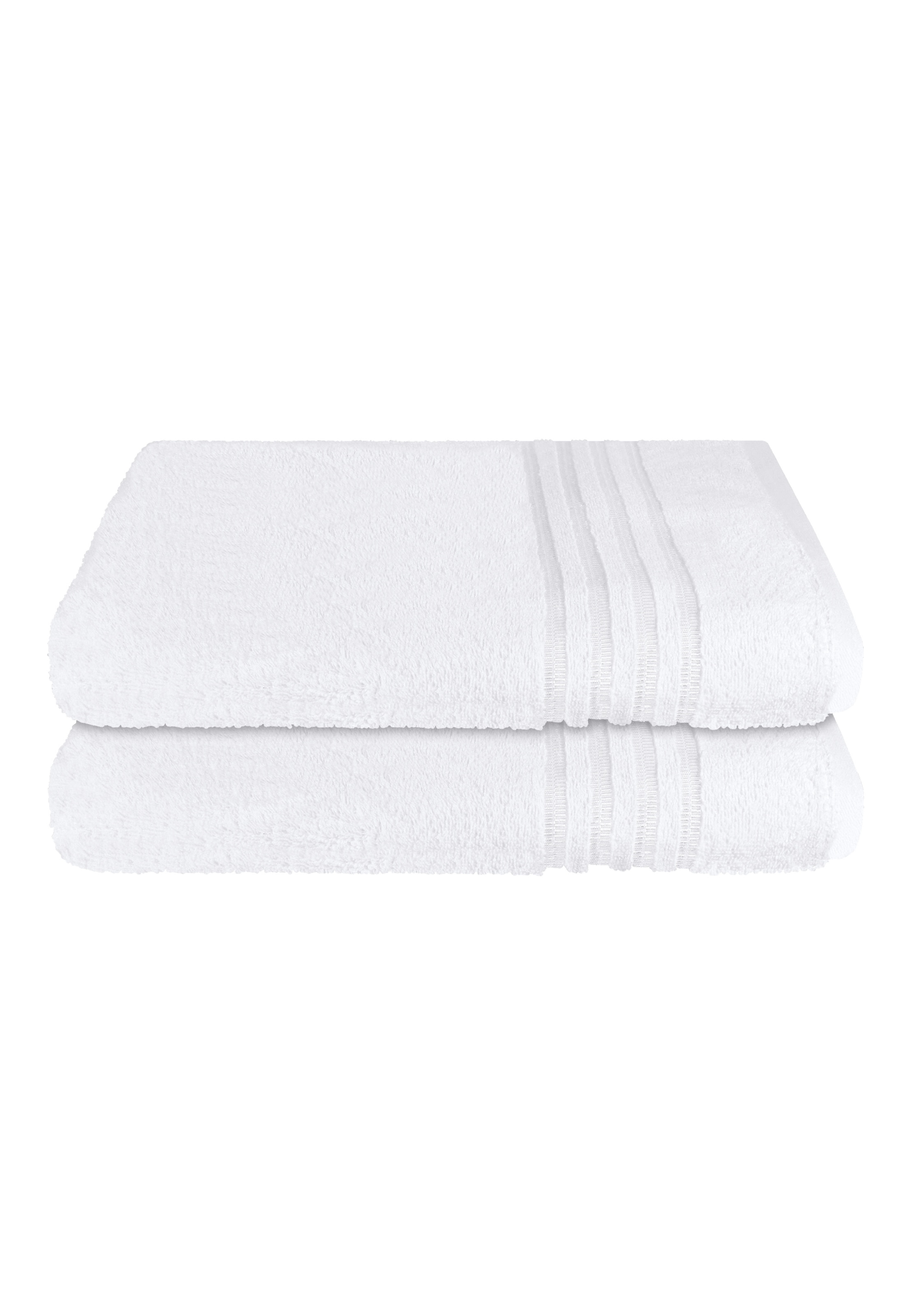 SCHIESSER Badlaken 'Milano' in Wit: voorkant