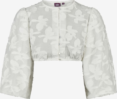 SPIETH & WENSKY Dirndlbluse 'Kirnia', floraler Stoff in 32 in weiß, Produktansicht