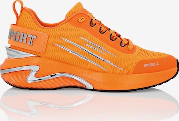 Sneaker bassa di Plein Sport in arancione: frontale