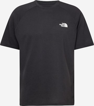 THE NORTH FACE - Camisa funcionais 'FOUNDATION' em preto: frente