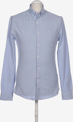 TOPMAN Button Up Shirt in M in Blue: front