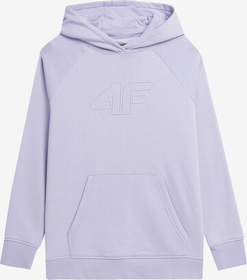4F Sport sweatshirt 'F0765' i lila: framsida