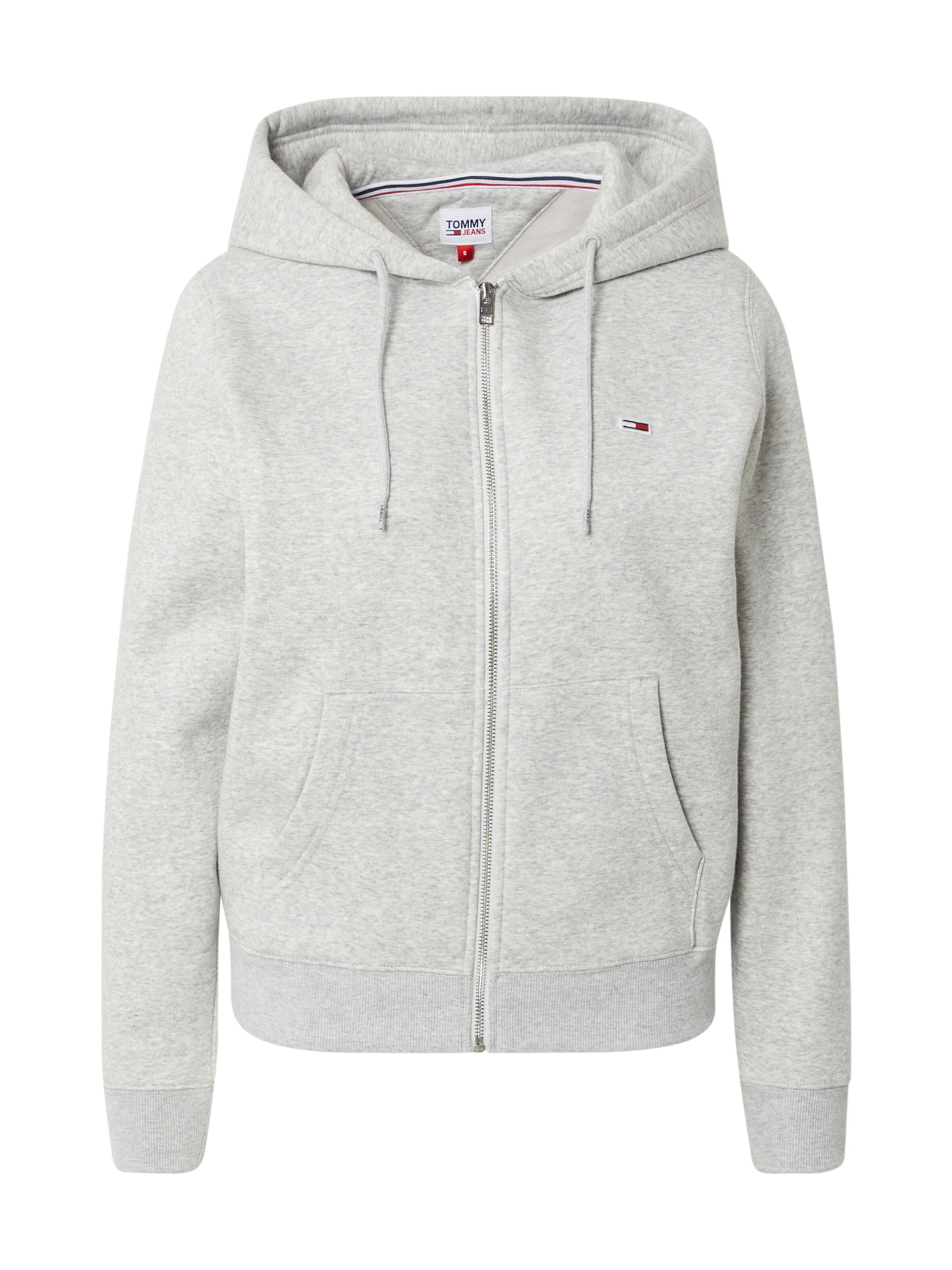 Frauen Sweat Tommy Jeans Sweatjacke in Graumeliert - CB20468 Frauen Sweat Tommy Jeans Sweatjacke in Graumeliert - CB20468
