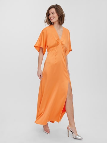 VERO MODA - Vestido de festa 'Rebecca' em laranja