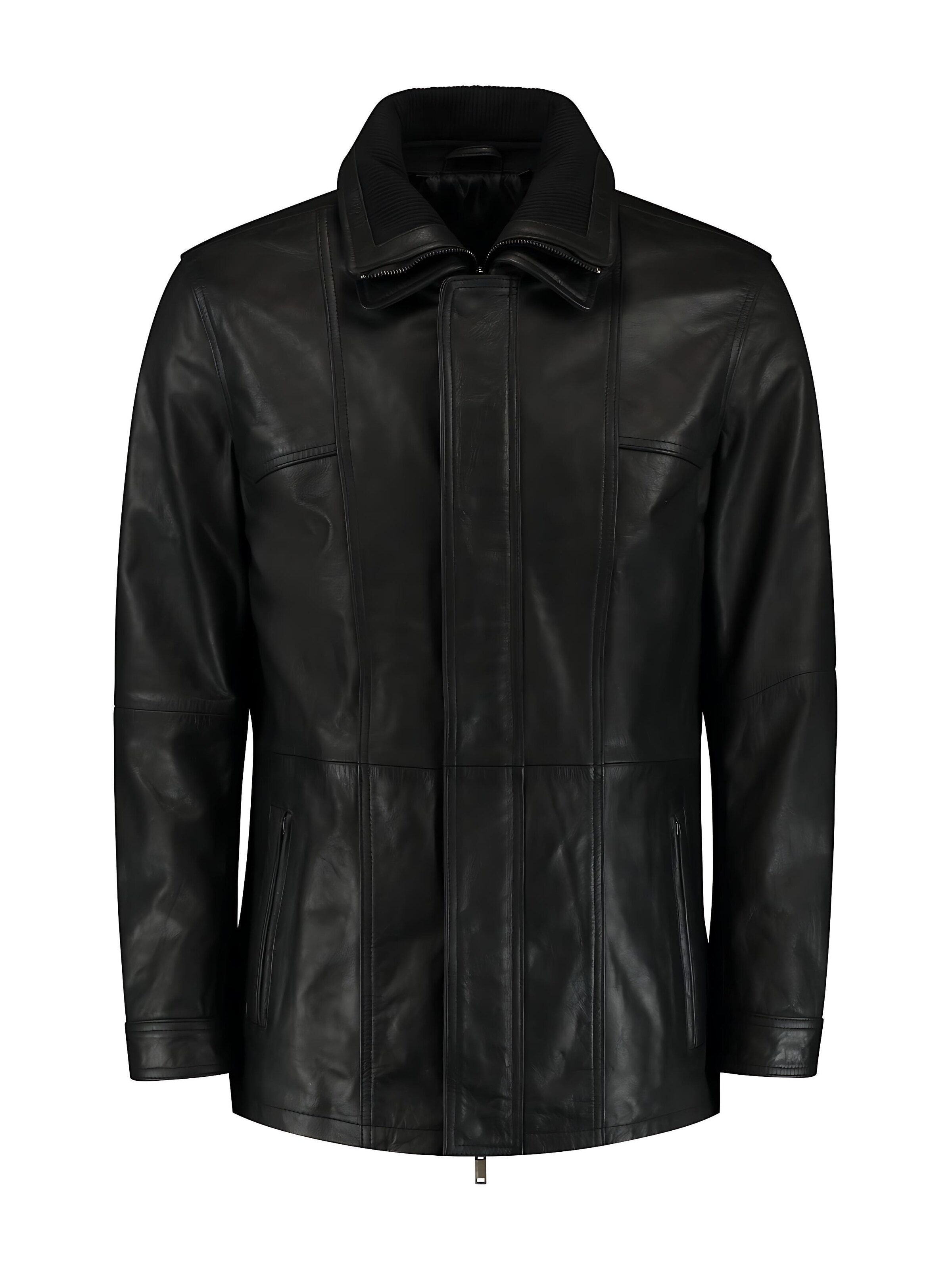 Veste d’hiver 'BUFF FLEX PARKA 2 IN 1' CYCAS D'OR en noir : devant