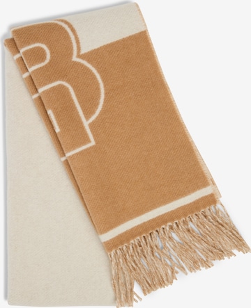 Écharpe 'Vianna' BOSS en beige : devant