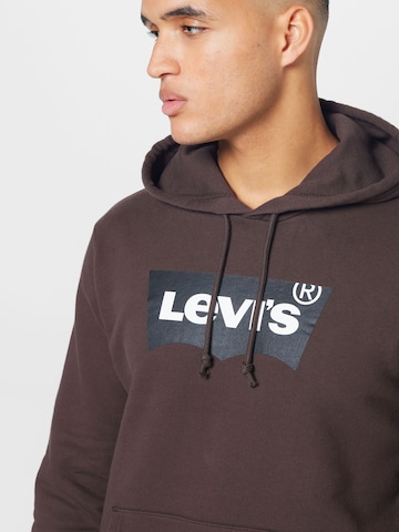 ruda LEVI'S ® Megztinis be užsegimo 'Standard Graphic Hoodie'