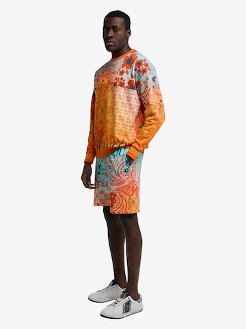 Carlo Colucci Sweatshirt 'De Chirico' in Oranje