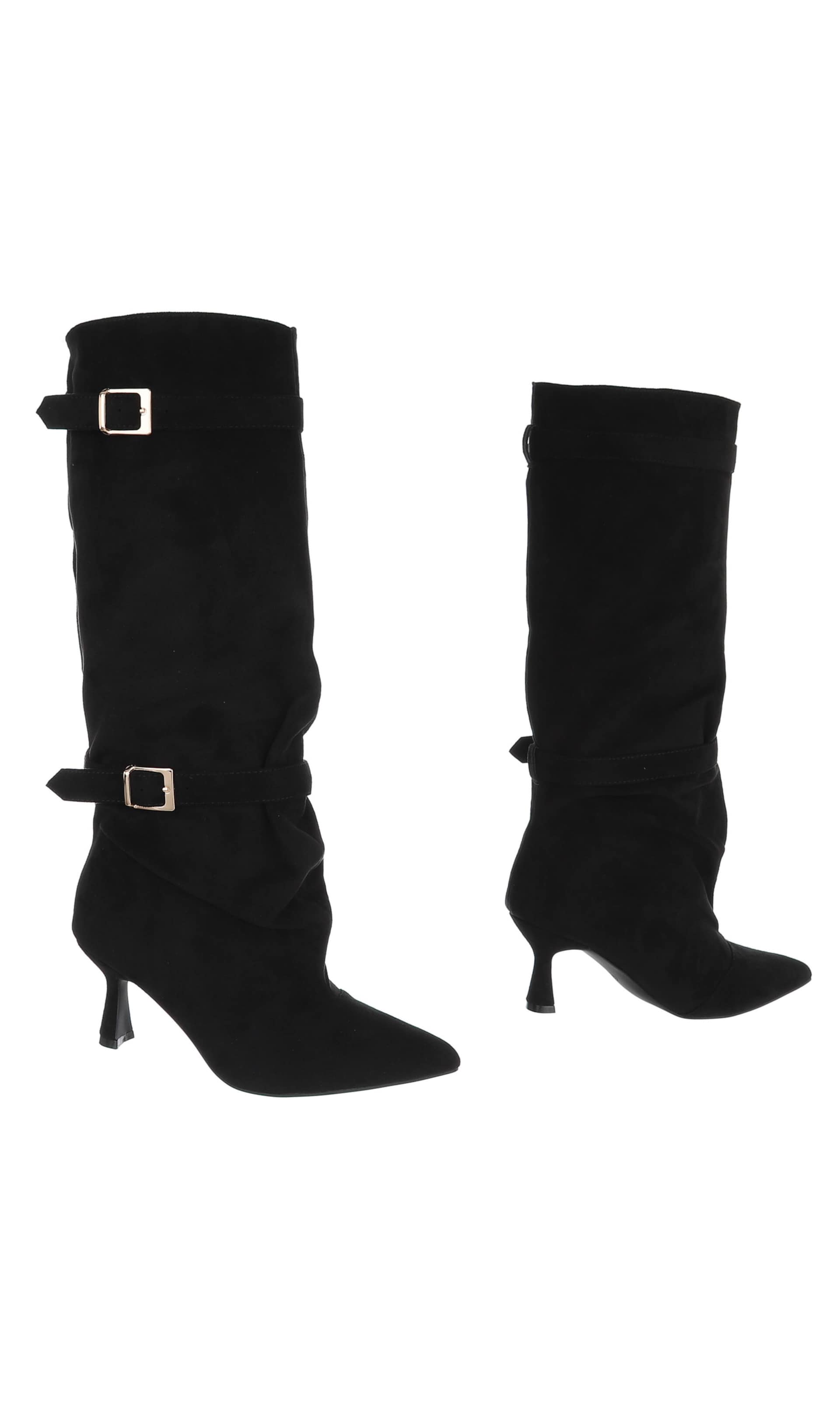 Ital-Design Stiefel in Schwarz