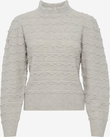 SAINT TROPEZ Sweater ' Coralise' in Grey: front