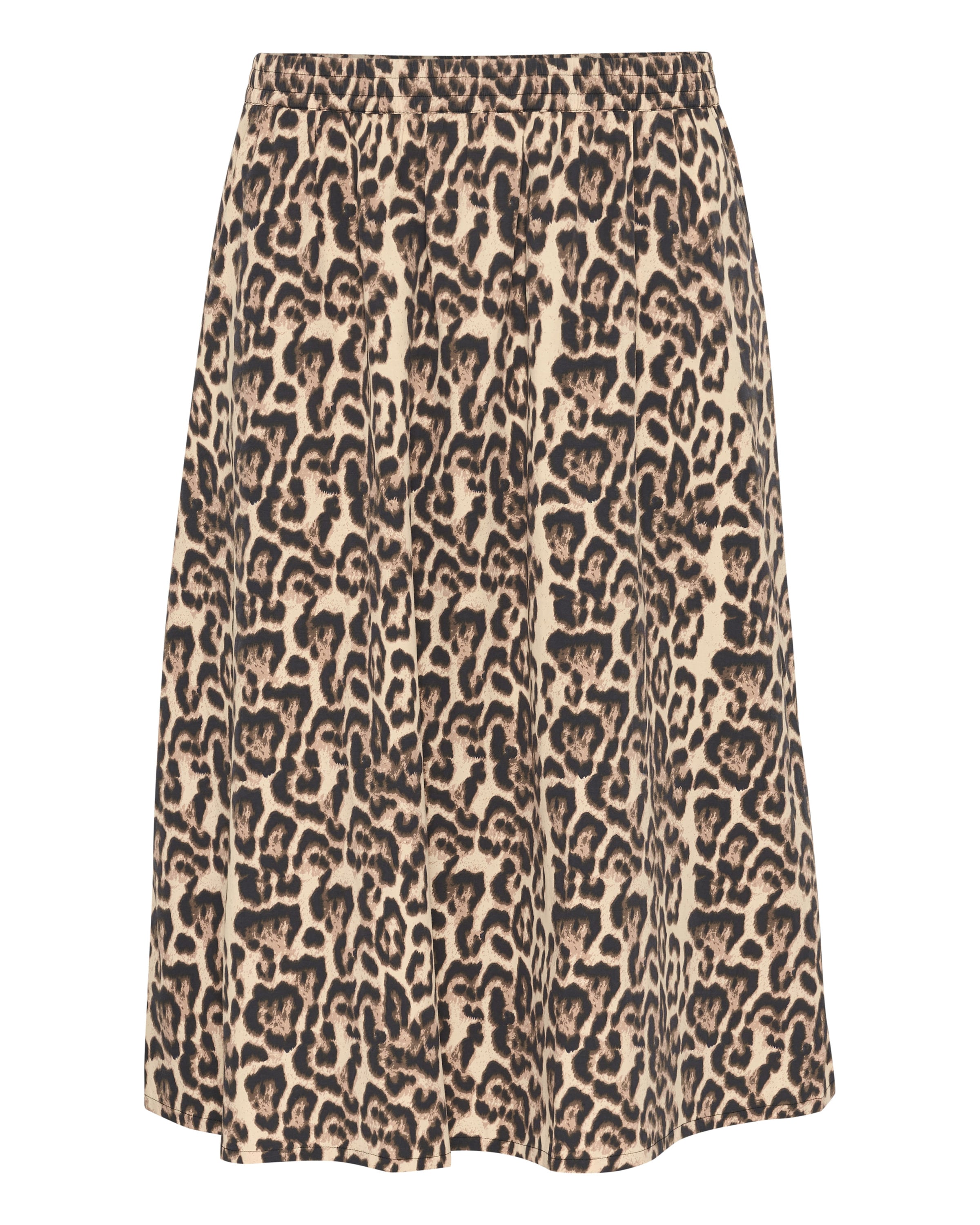 KAFFE CURVE Rok 'leona' in Beige: voorkant