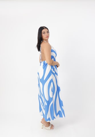 Robe d’été Elara en bleu