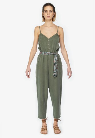 Le Temps Des Cerises Jumpsuit 'JOHANA' in Groen