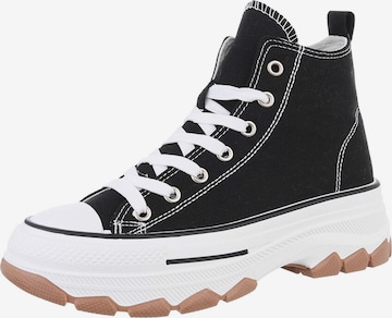 Ital-Design Sneaker in Schwarz: Vorderseite
