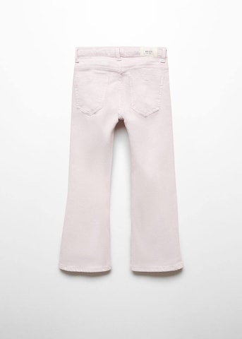 MANGO KIDS Rozkloszowany krój Jeansy w kolorze fioletowy