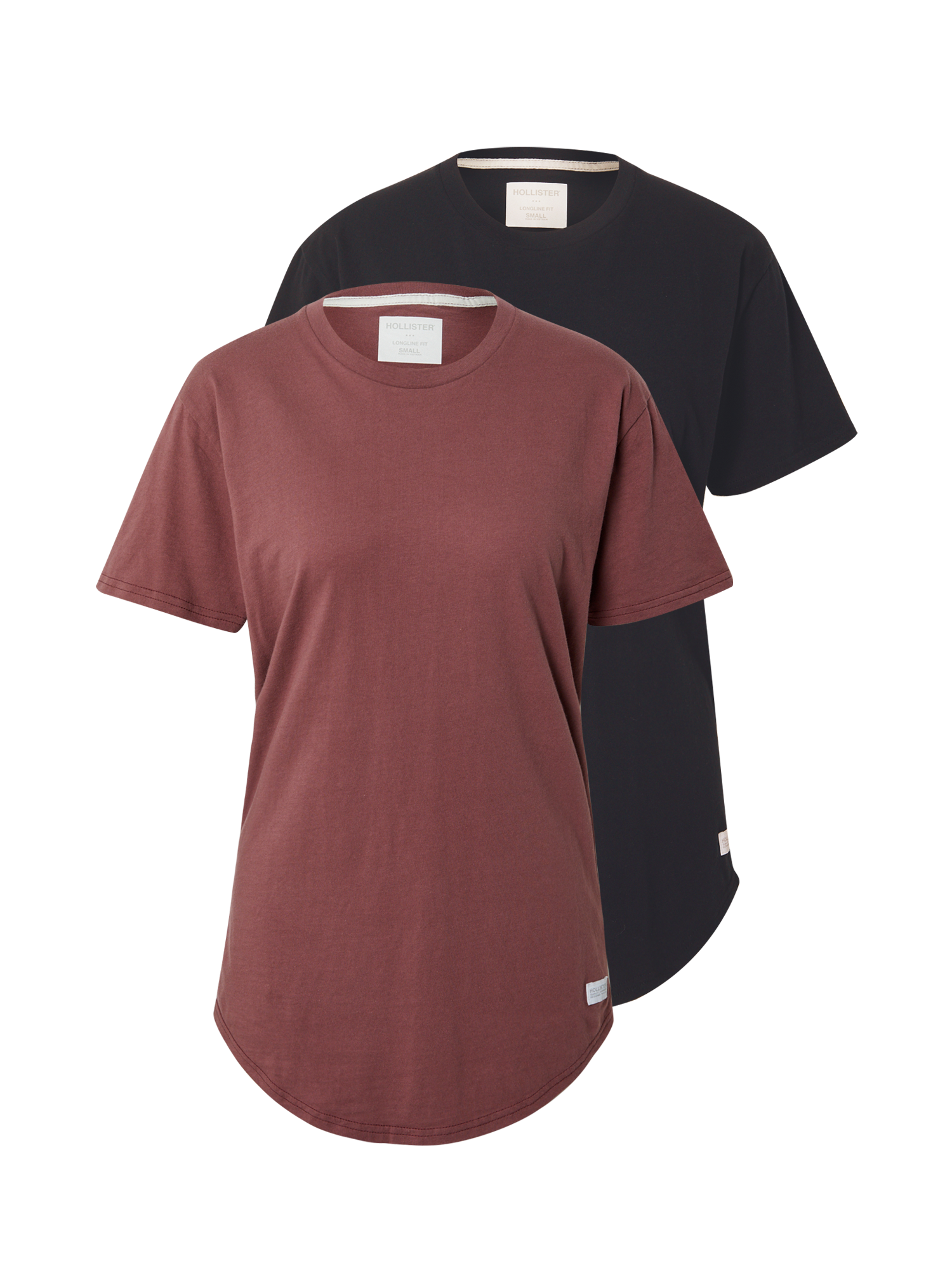 PNyW5 Abbigliamento HOLLISTER Maglietta in Rosso Pastello, Nero PNyW5 Abbigliamento HOLLISTER Maglietta in Rosso Pastello, Nero