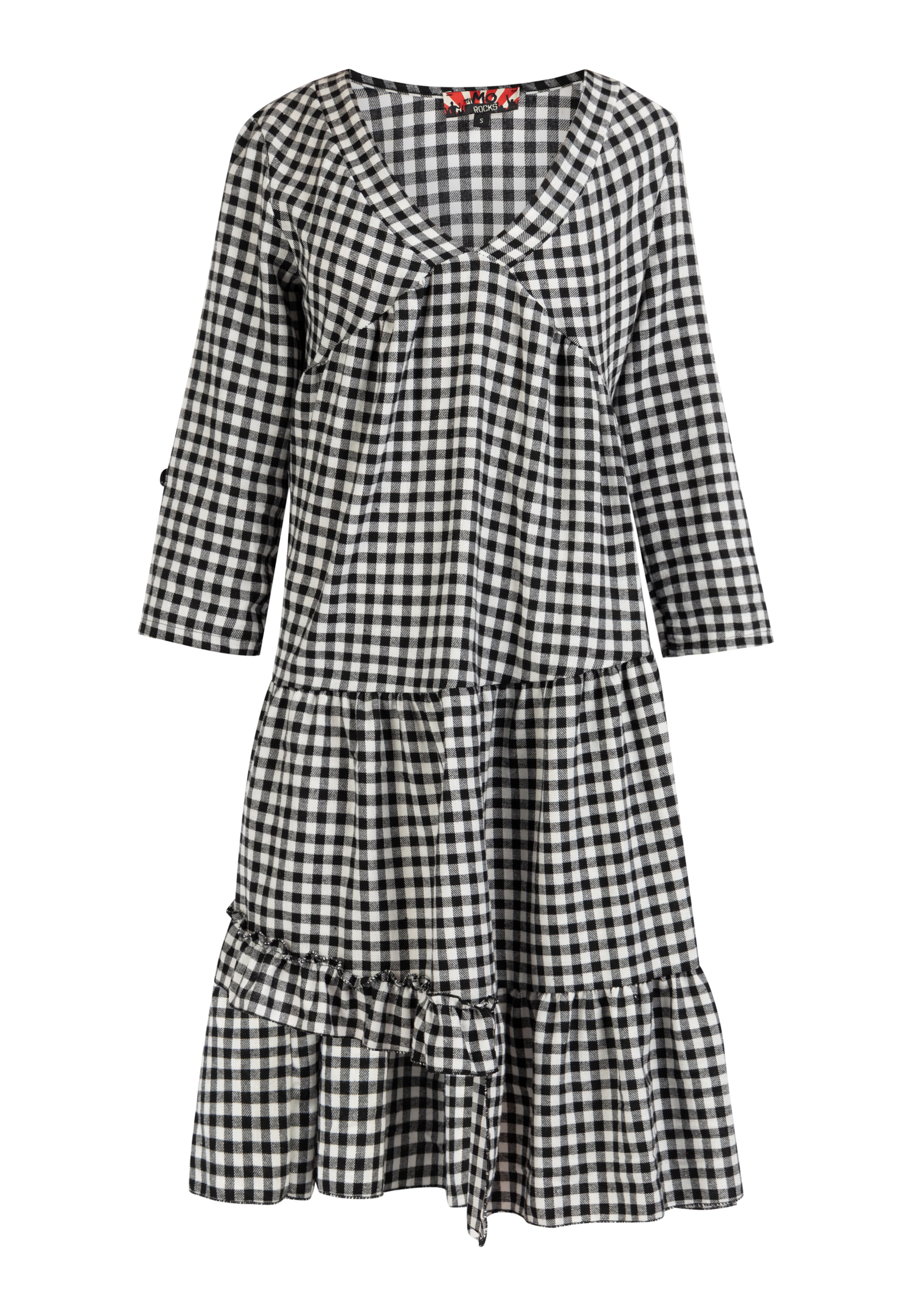 Abito 'Reiswood' myMo ROCKS di colore nero / bianco, Visualizzazione prodotti