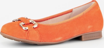 GABOR Ballet Flats in Orange: front