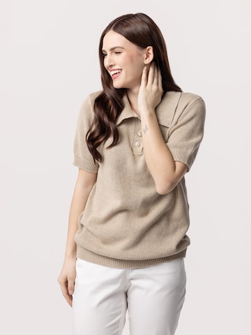 Quiosque Sweater '6UF002' in Beige: front