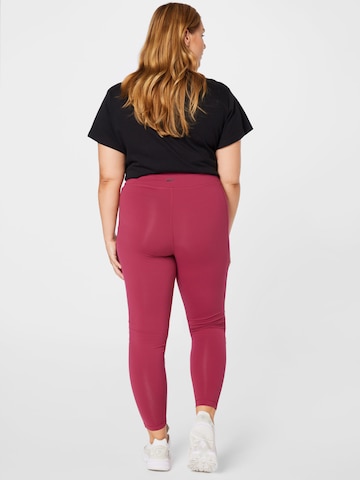 Reebok Skinny Sportbroek 'LUX' in Rood