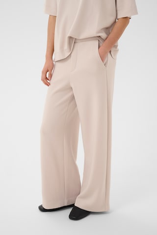 InWear Wide leg Broek 'GincetteIW' in Beige