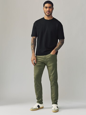 Next Slimfit Džíny – zelená: přední strana