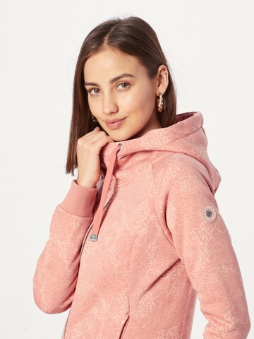 Ragwear - Sudadera con cremallera en rosa