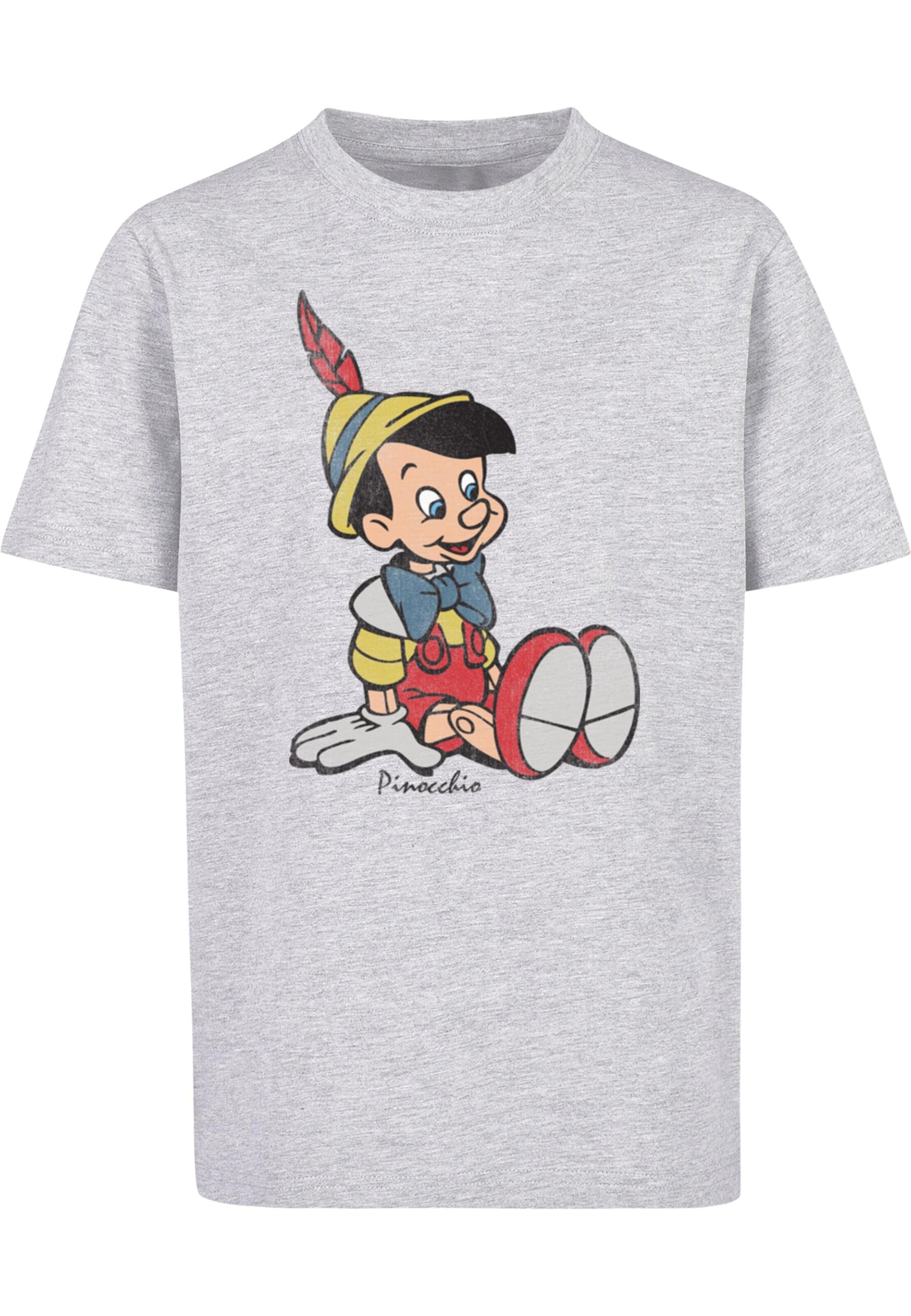 T-Shirt 'Pinocchio - Classic' ABSOLUTE CULT en gris : devant