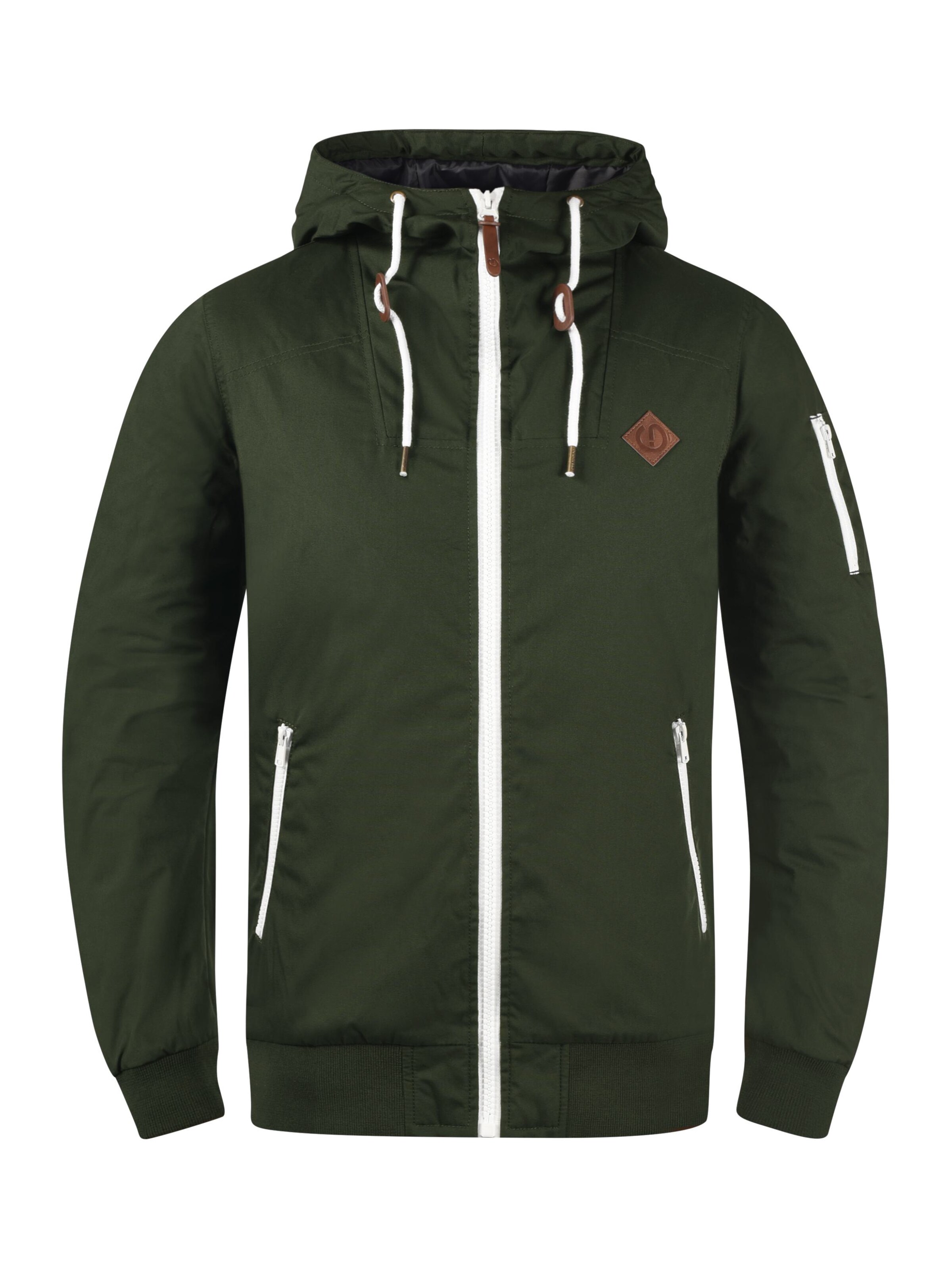 Veste mi-saison 'Tilly' !Solid en vert : devant