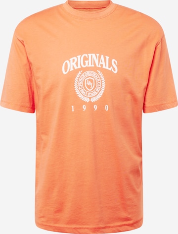 JACK & JONES T-Shirt 'LAKEWOOD' in Orange: predná strana