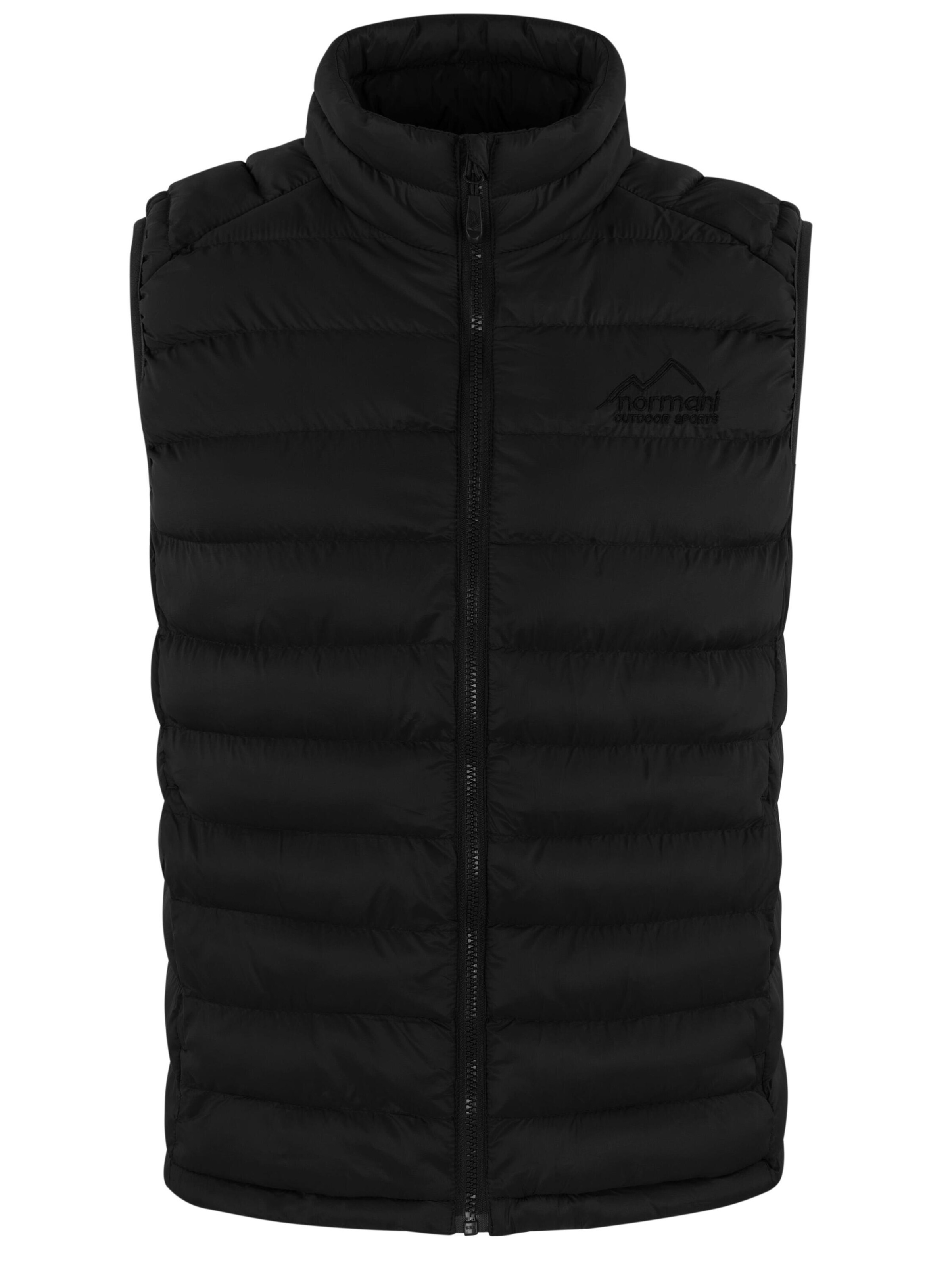 normani Sportbodywarmer 'Turku' in Zwart: voorkant