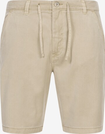 Regular Pantalon 'Vino' INDICODE JEANS en beige : devant