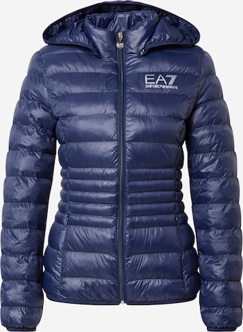 EA7 Emporio Armani Prehodna jakna | modra barva: sprednja stran