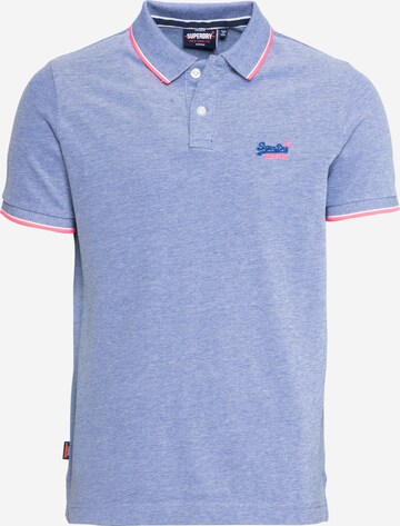 T-Shirt Superdry en bleu : devant