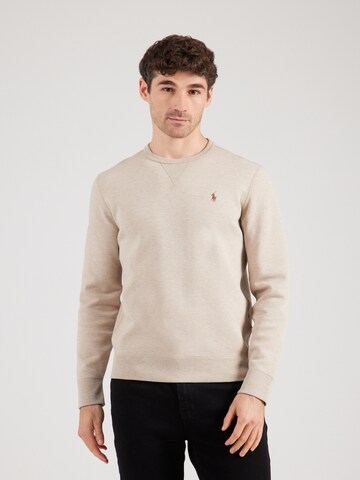 Polo Ralph Lauren Μπλούζα φούτερ σε μπεζ: μπροστά