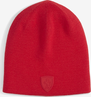 Bonnet PUMA en rouge : devant